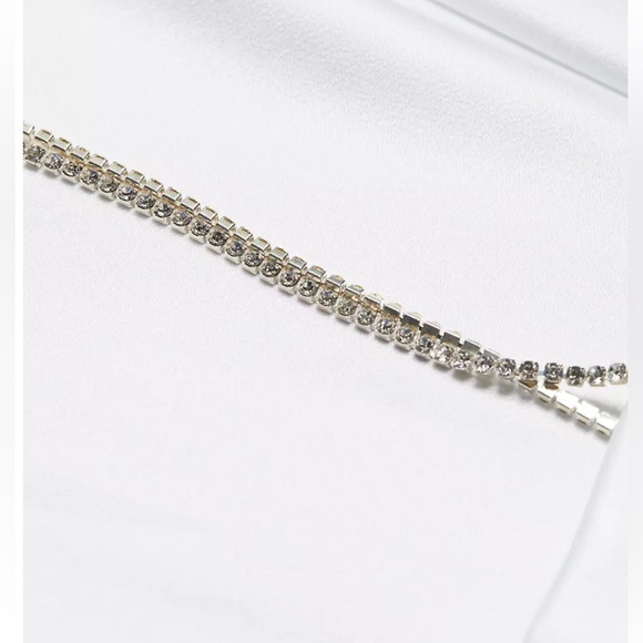 Alice + Olivia Sutton Crystal-Embellished Minidress NWT - Picture 7 of 7